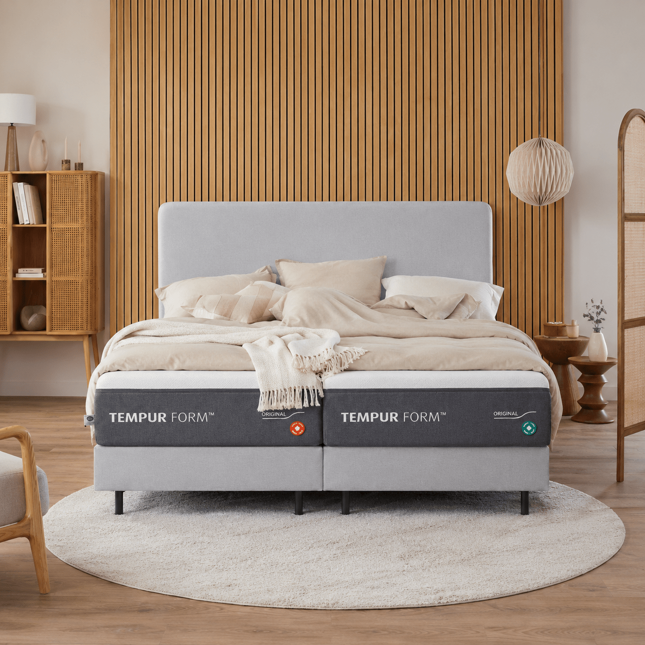 TEMPUR Form™ boxspring met Classic hoofdbord