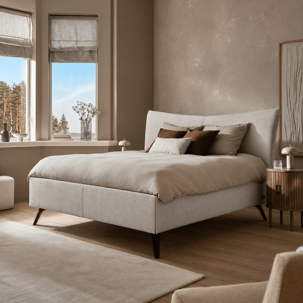 Elegant TEMPUR PURE design bed voor optimaal slaapcomfort