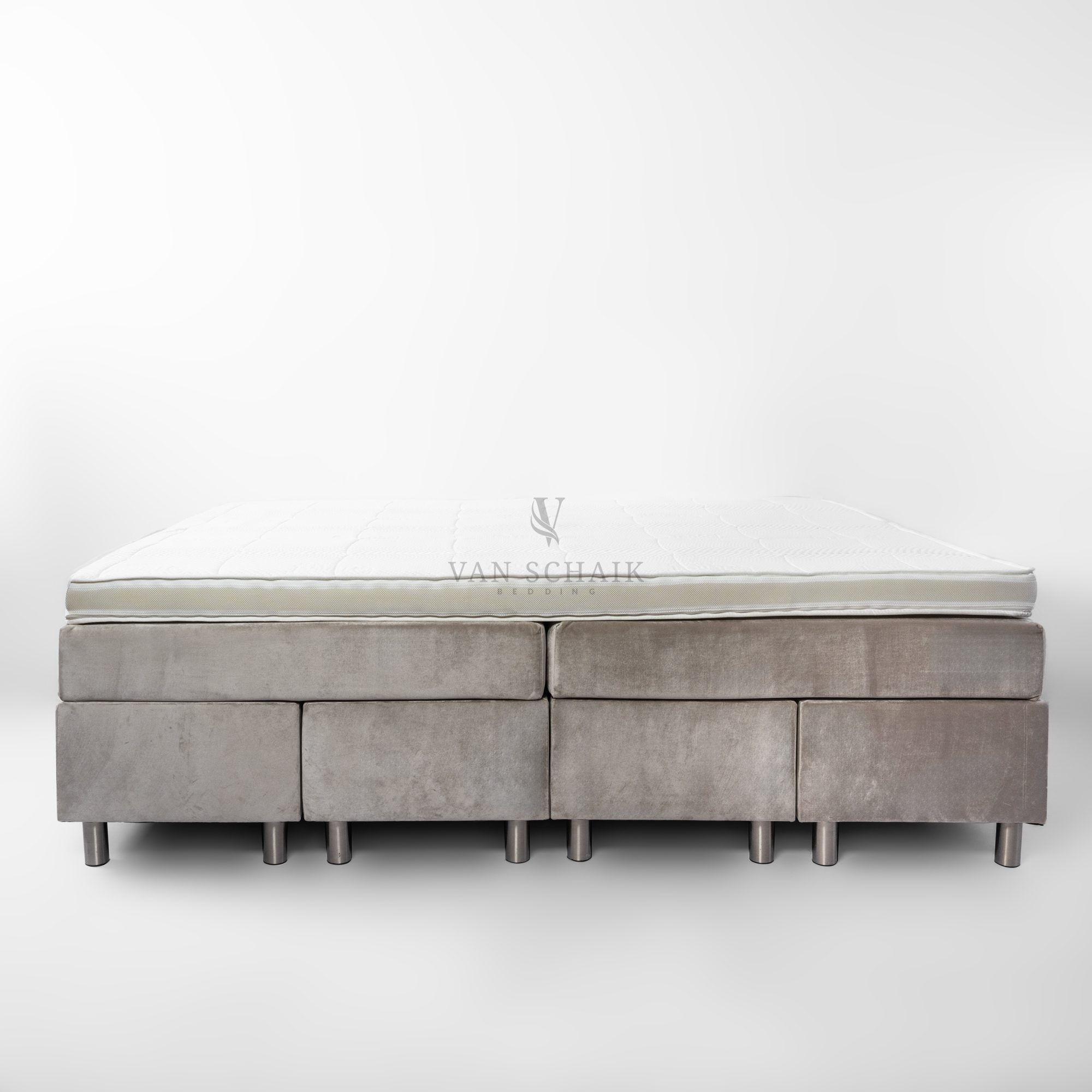 van Schaik Familie Boxspring Kingsize XXL zonder hoofdbord