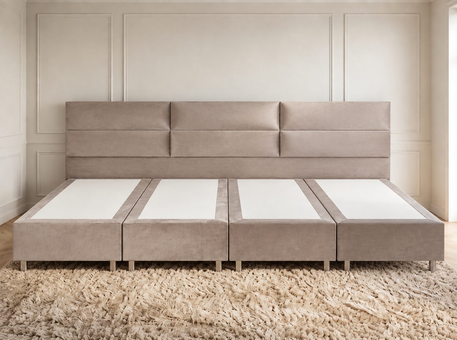 van Schaik Familie Boxspring Kingsize XXL zonder matrassen