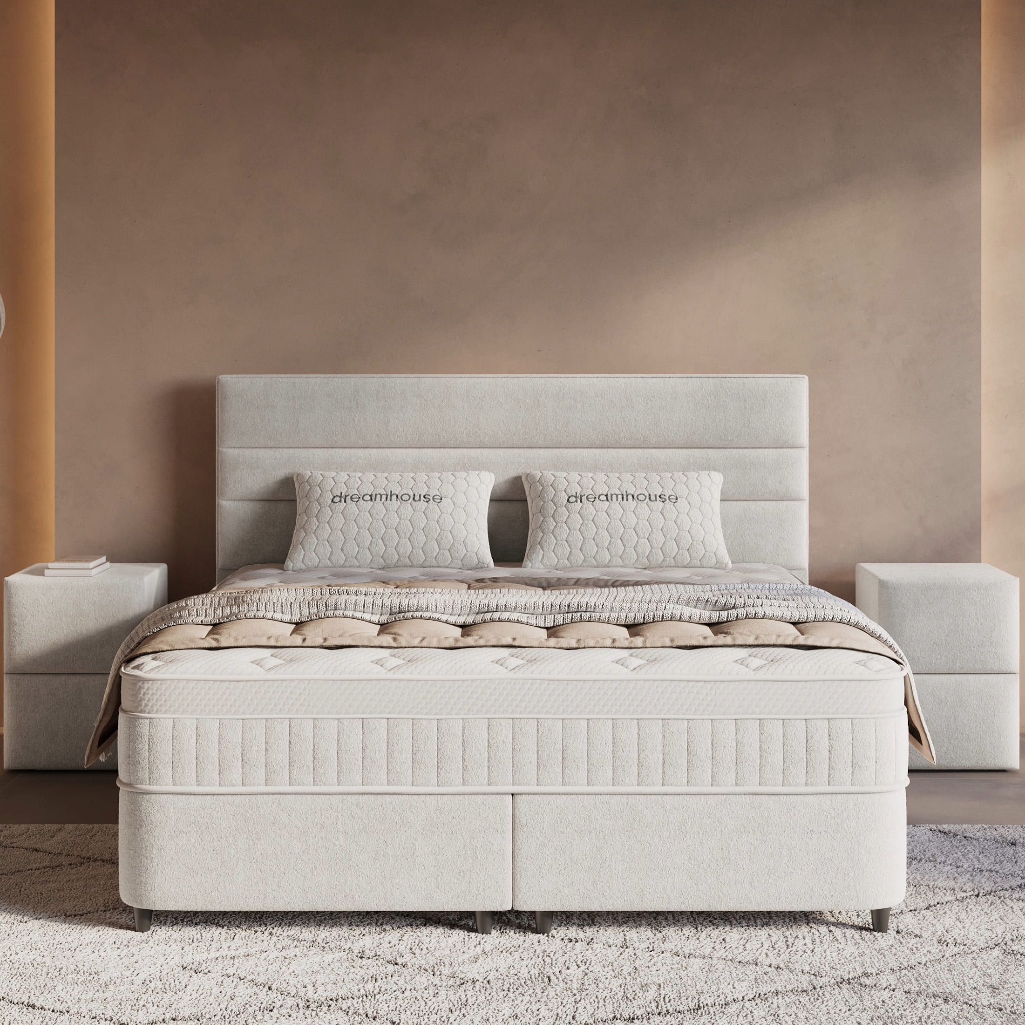 Opbergboxspring Horizon Off-White