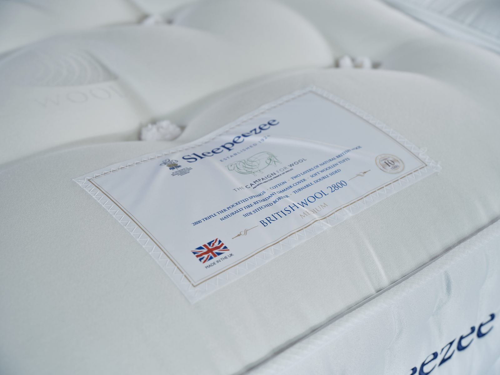 Sleepeezee British Wool 2800 Matras