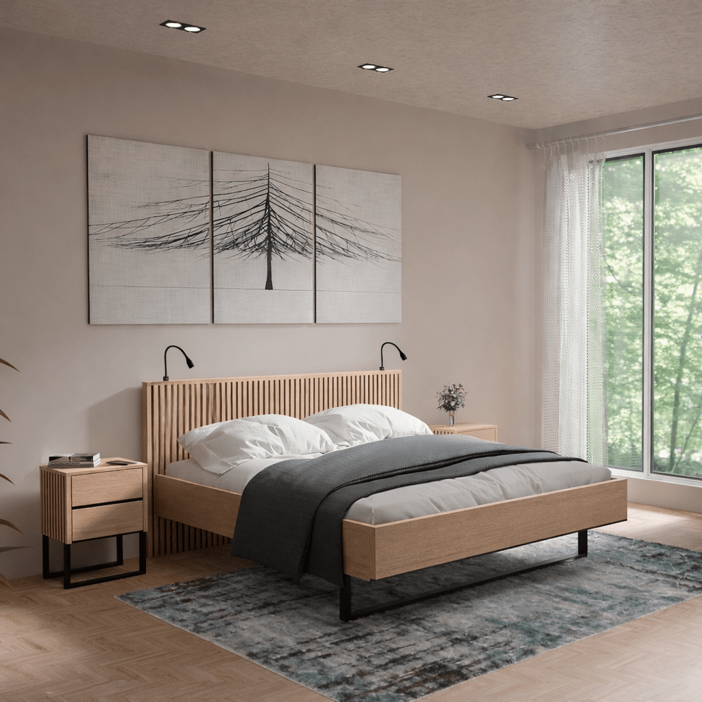 Van Os Ledikant Marriott 1-delig Hoofdbord