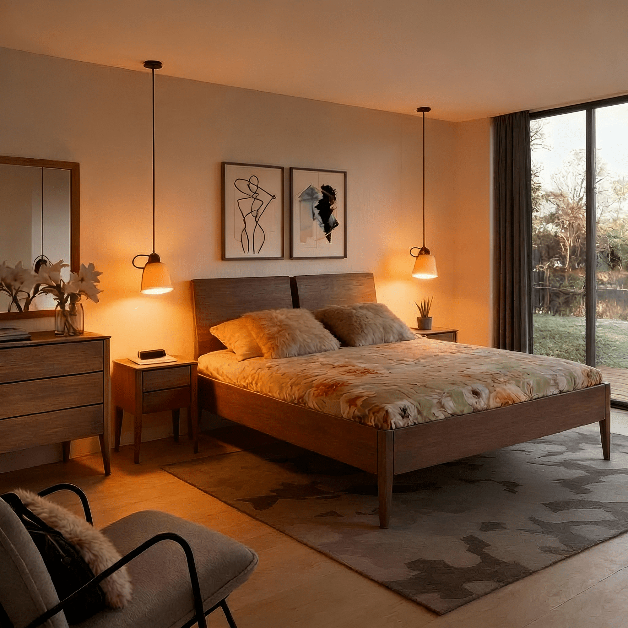 Van Os Ledikant Locarno in minimalistisch design met massief eiken poten bij Dreambedden.