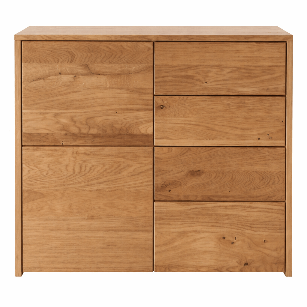 Greeploze Forestales Bakersfield Commode III van massief wild eiken.
