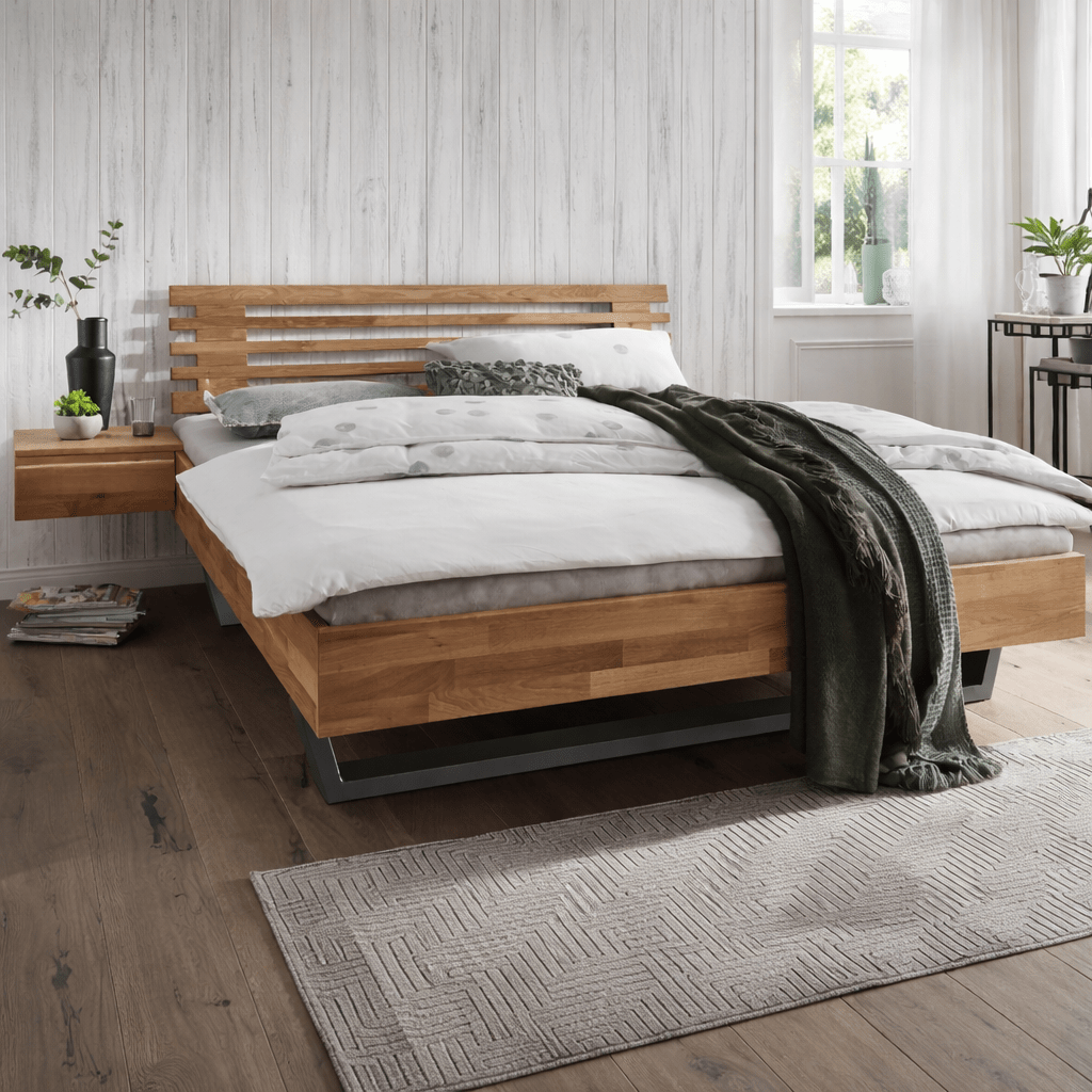 Forestales Astoria Massief Wild Eiken Houten Zweefbed - Afbeelding 3