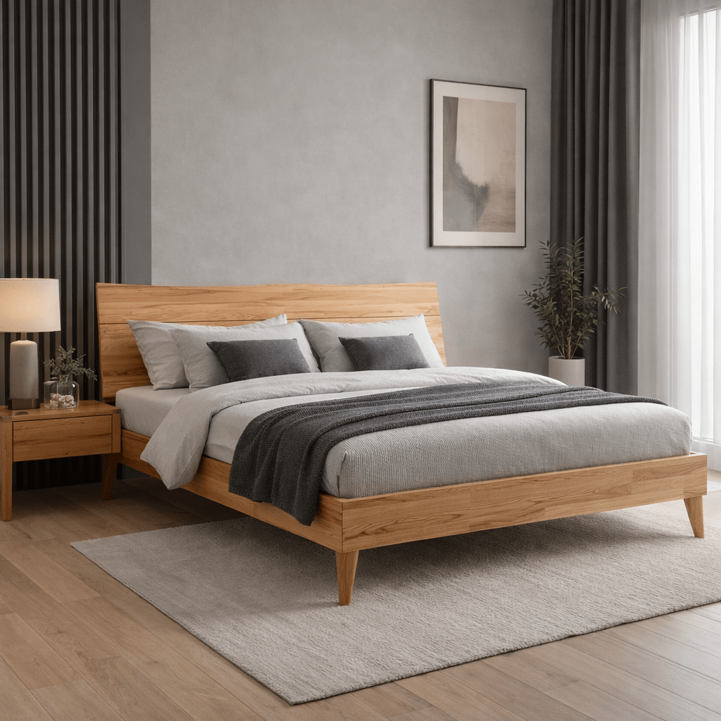 Forestales Astoria Oak Massief Wild Eiken Houten Ledikant