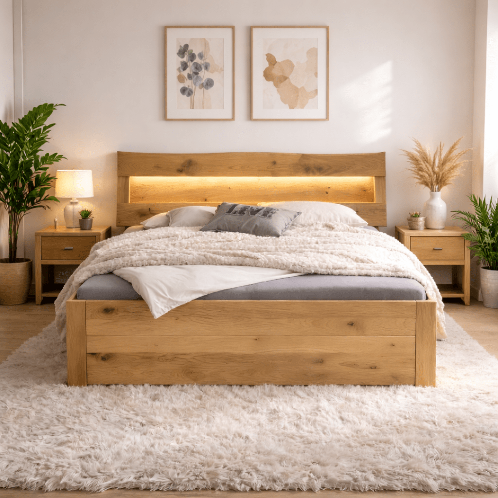 Forestales Belvaro Massief Houten Ledikant met Lades