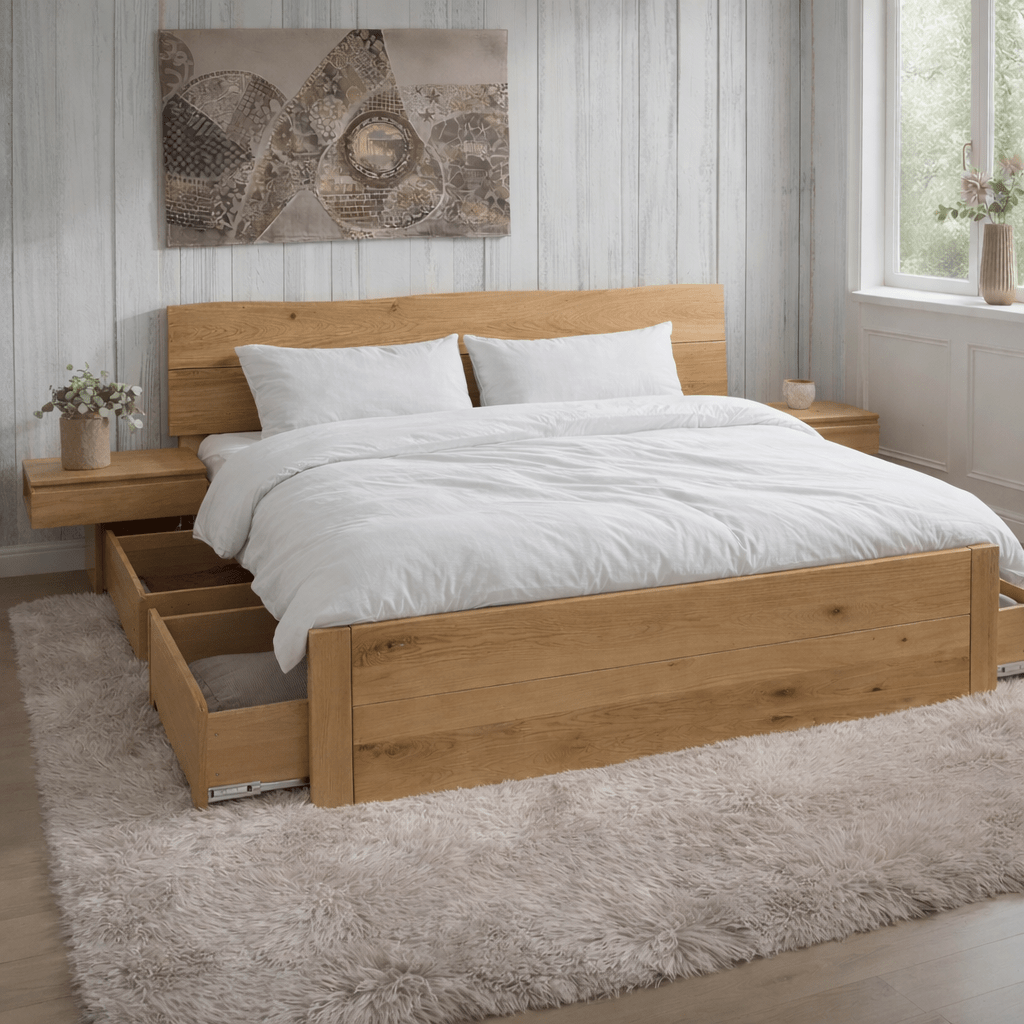 Forestales Elwood Massief Houten Ledikant met Lades