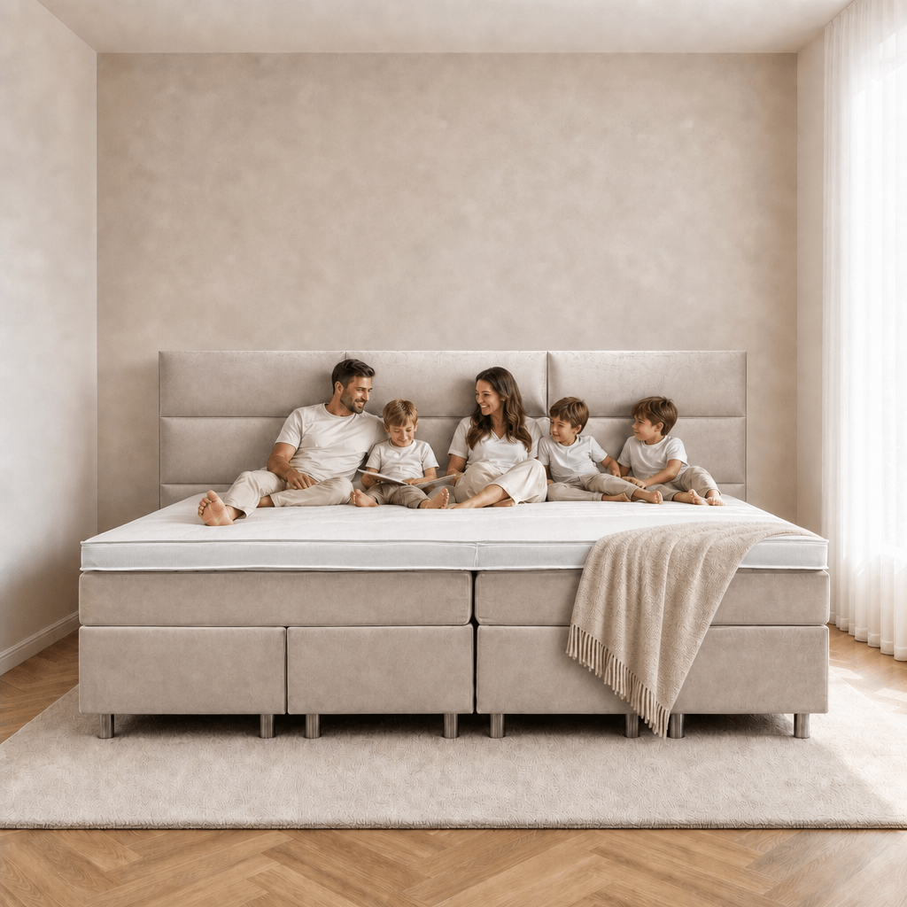 van Schaik Familie Boxspring Kingsize XXL Beige