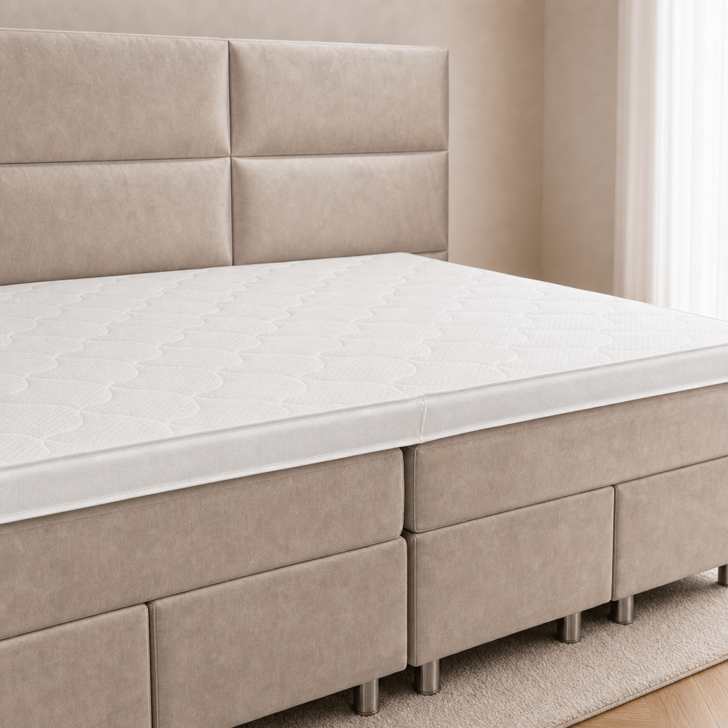 van Schaik Familie Boxspring Kingsize XXL Beige - Afbeelding 5