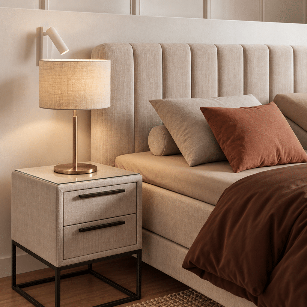 caresse boxspring 3400 elektrisch sfeerfoto luxe slaapkamer