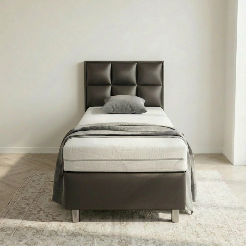 van Schaik 1 Pers. Boxspring Royal Deluxe Antraciet