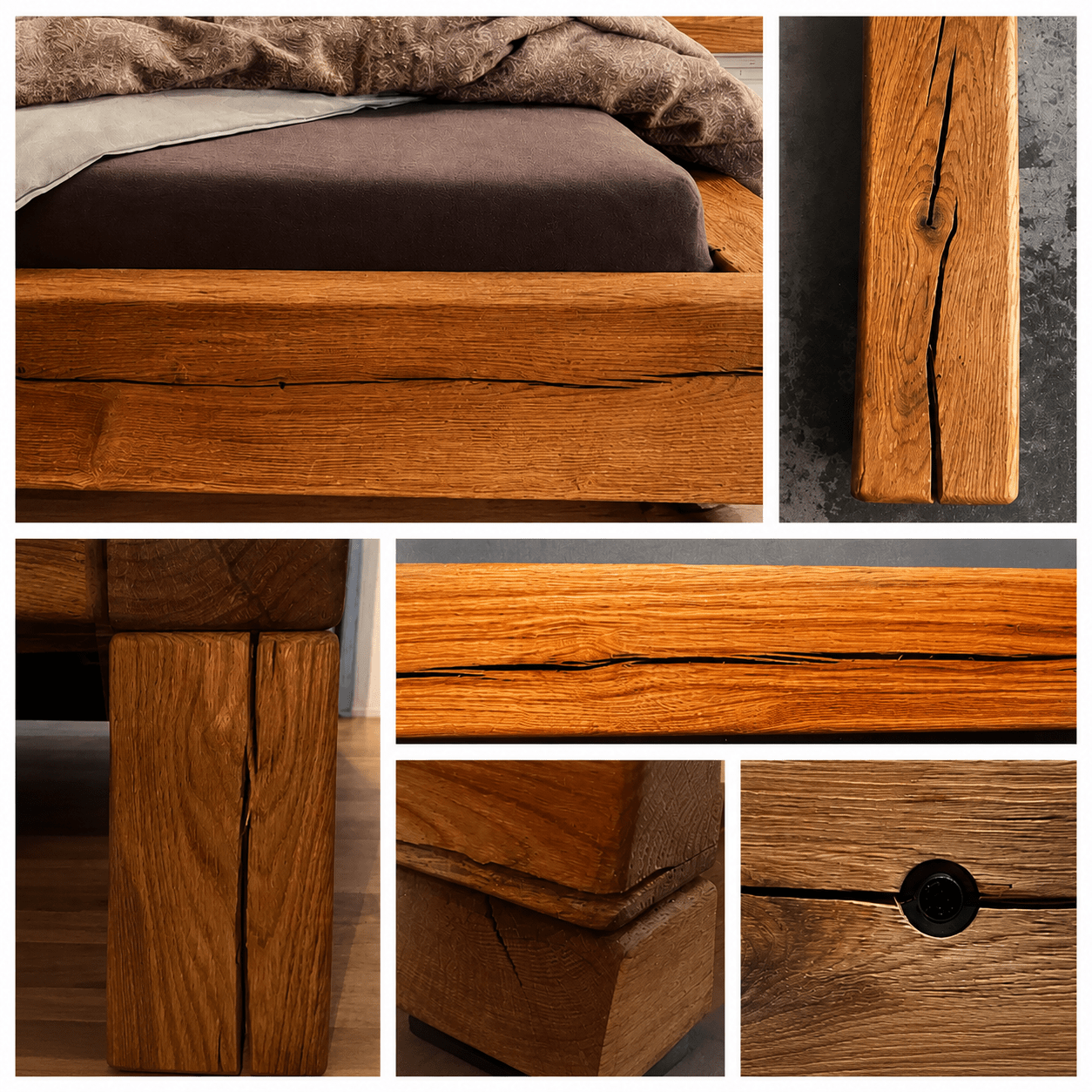 Van Schaik Noah Eiken Balkenbed - Afbeelding 5