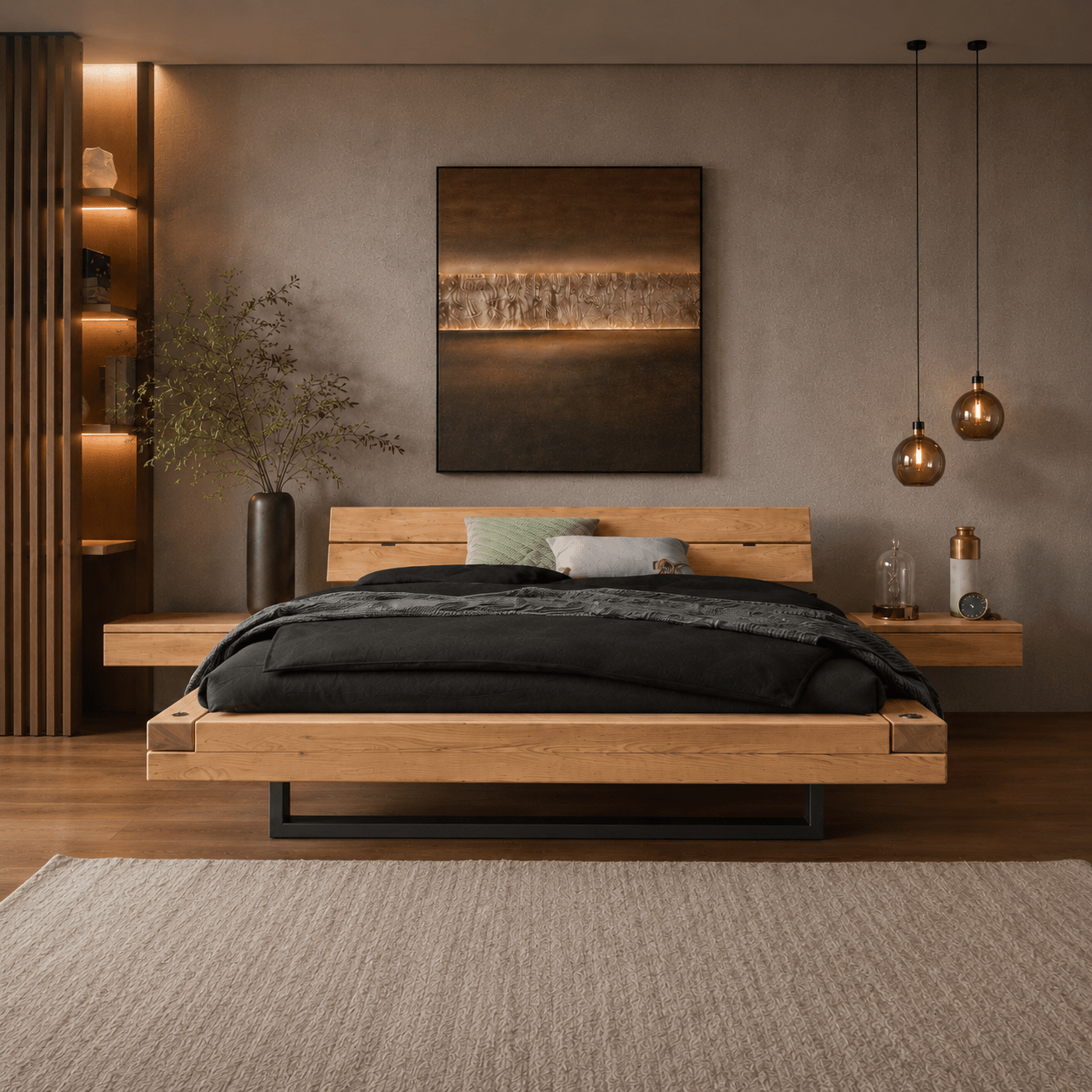 Van Schaik Felix Massief Wild Eiken Balkenbed - Afbeelding 2