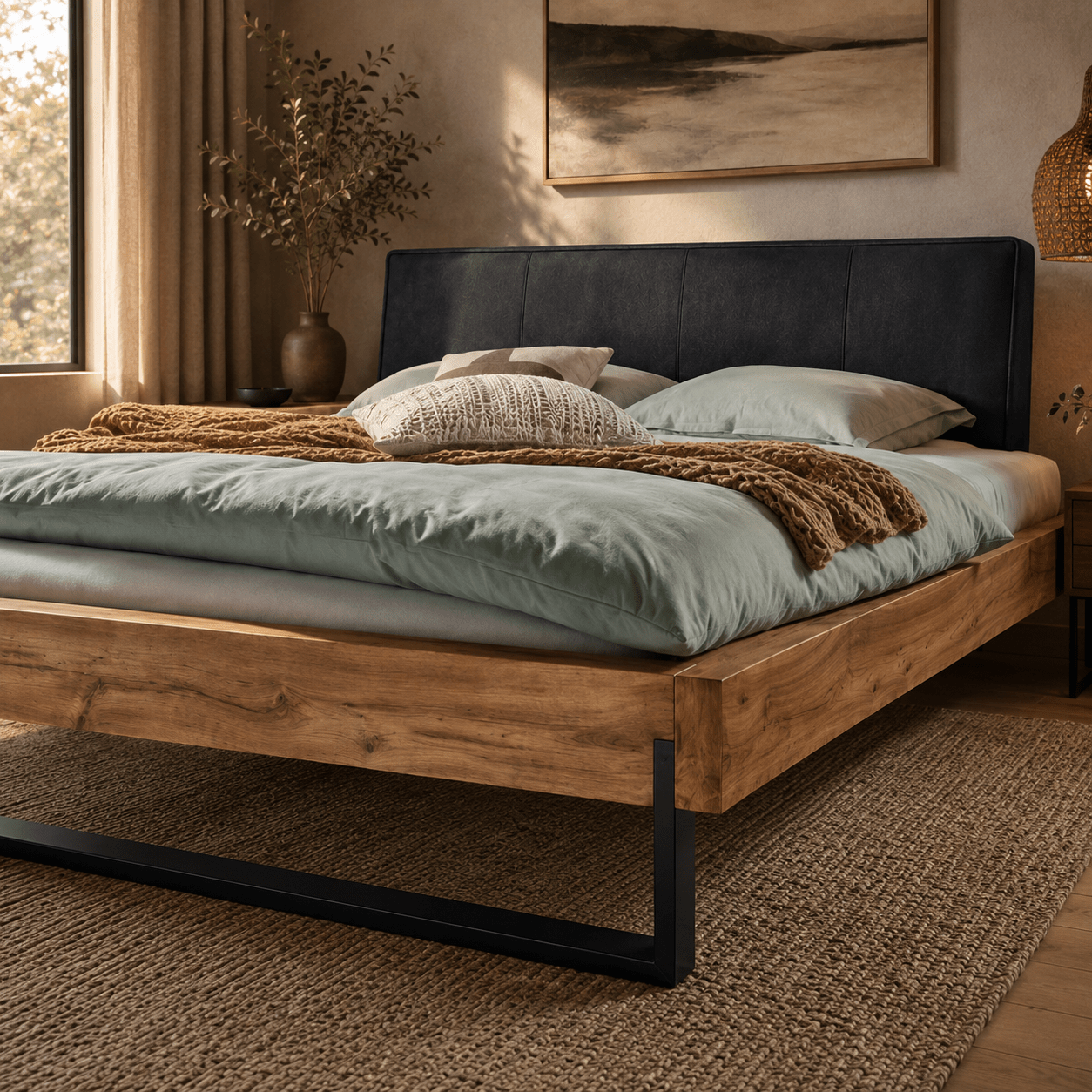 Van Schaik Jonas Eiken Balkenbed - Afbeelding 2
