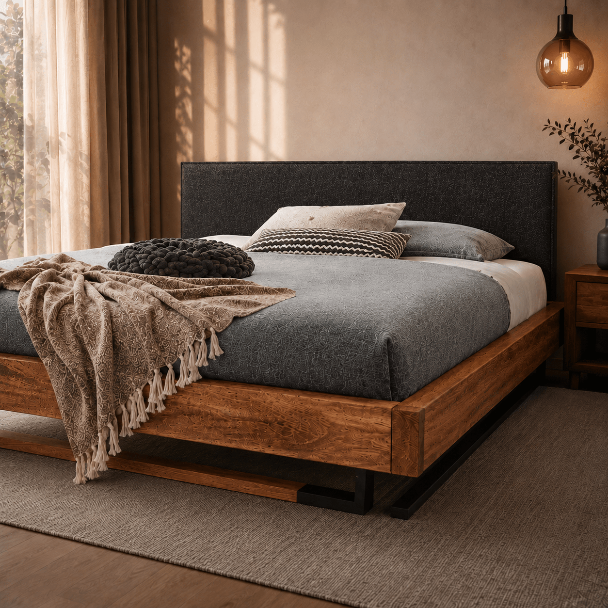 Van Schaik Noah Eiken Balkenbed - Afbeelding 2