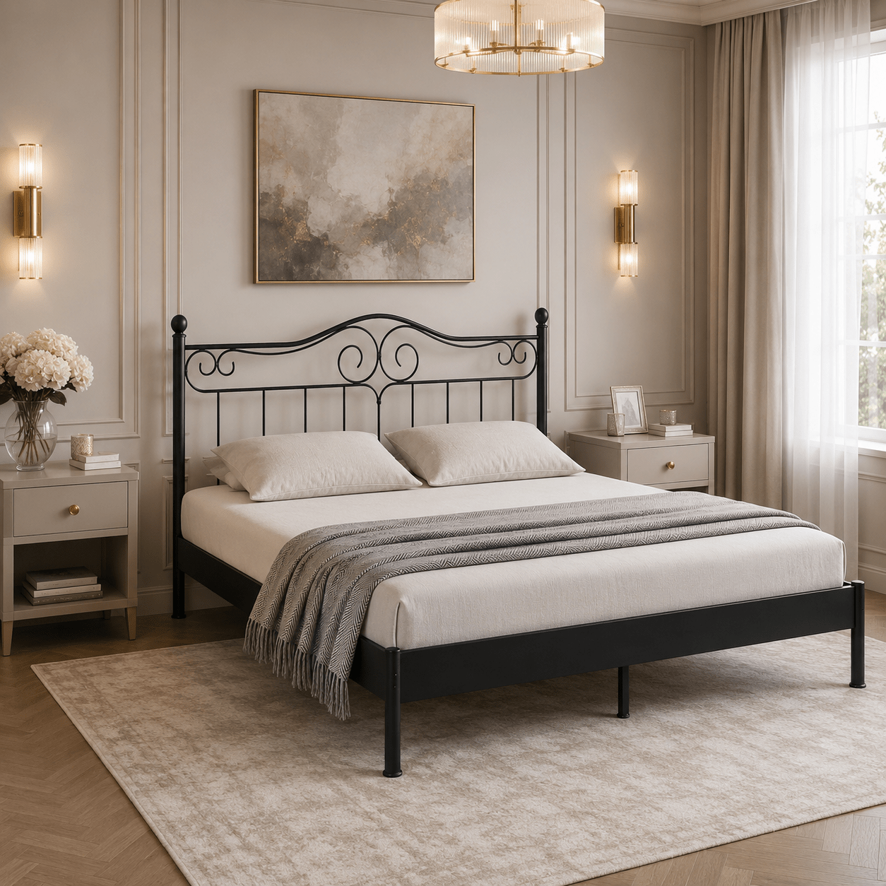 Van Schaik Baiona Metalen Bed
