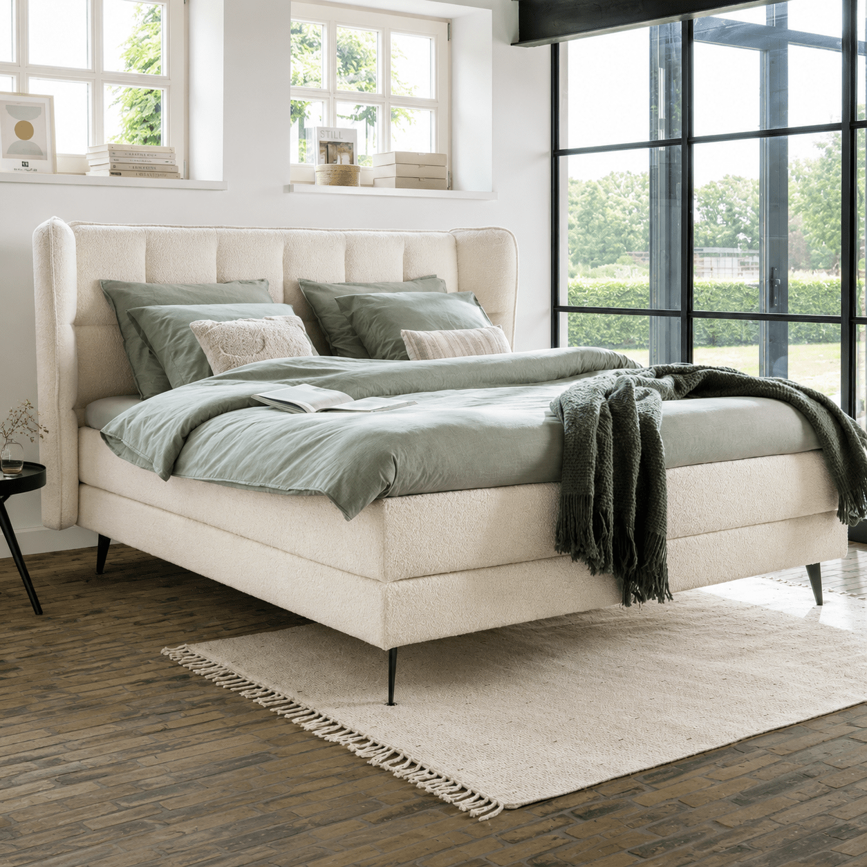 Arctic Living Bodø Wingback Gestoffeerd Boxspring