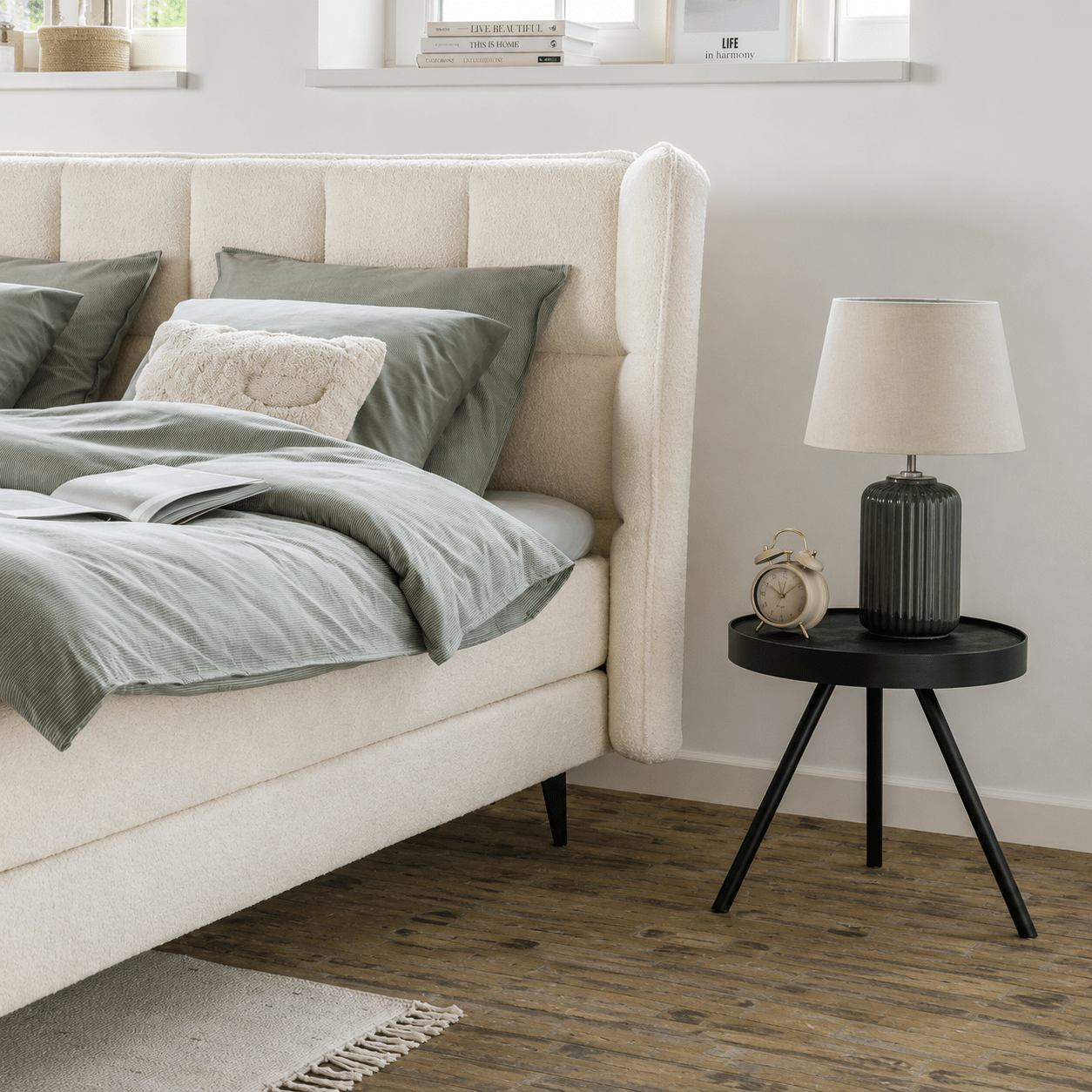 Arctic Living Bodø Wingback Gestoffeerd Boxspring - Afbeelding 3