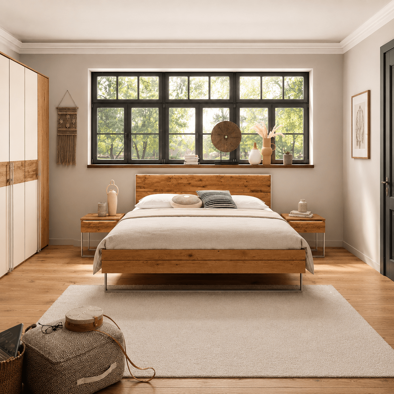 Forestales Boston Wit Houten Bed - Afbeelding 2