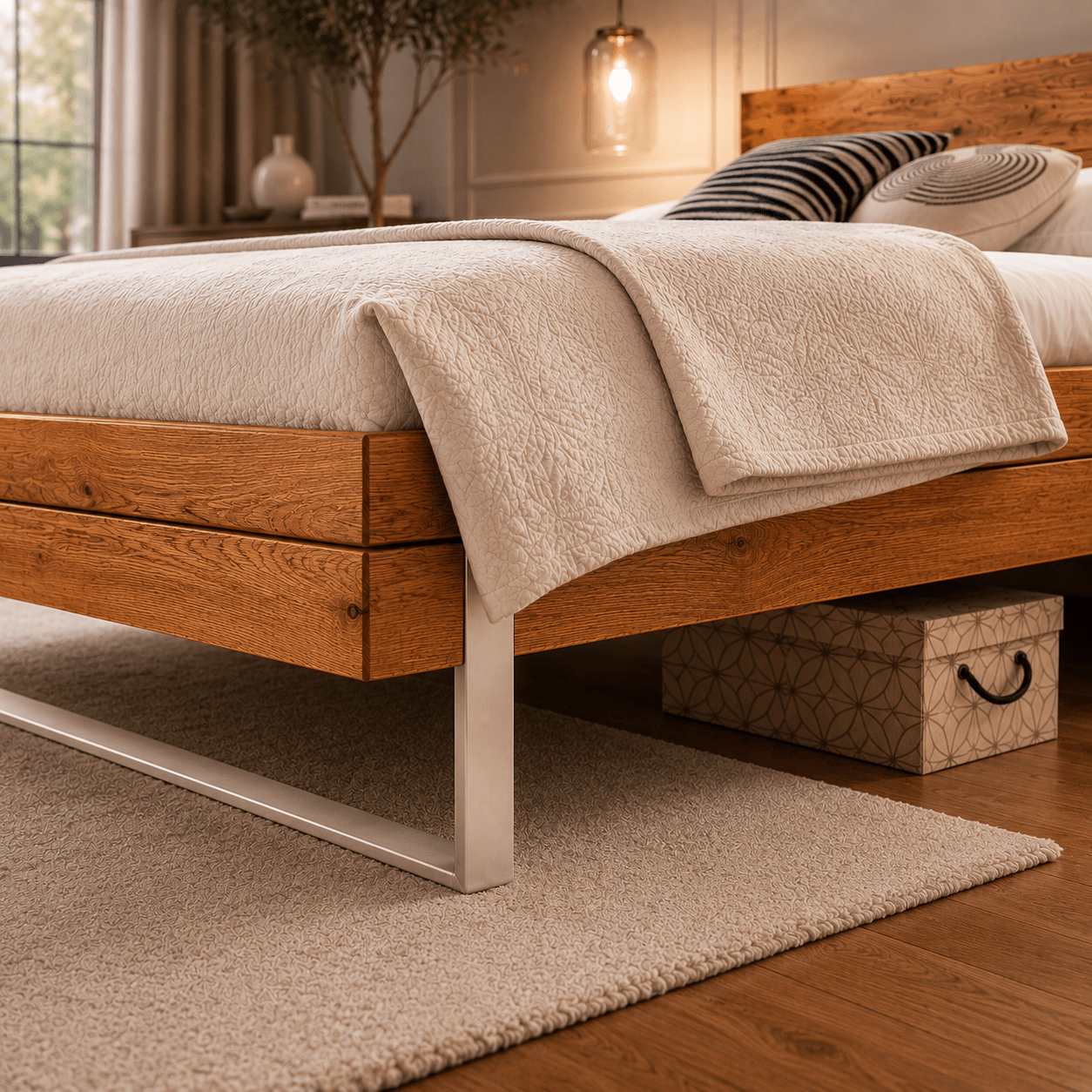 Forestales Boston Wit Houten Bed - Afbeelding 5