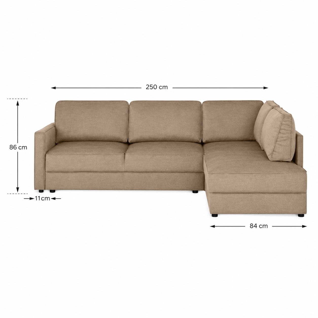 ARCTIC LIVING® CHILL Hoekbank Slaapbank met open-einde - Afbeelding 4