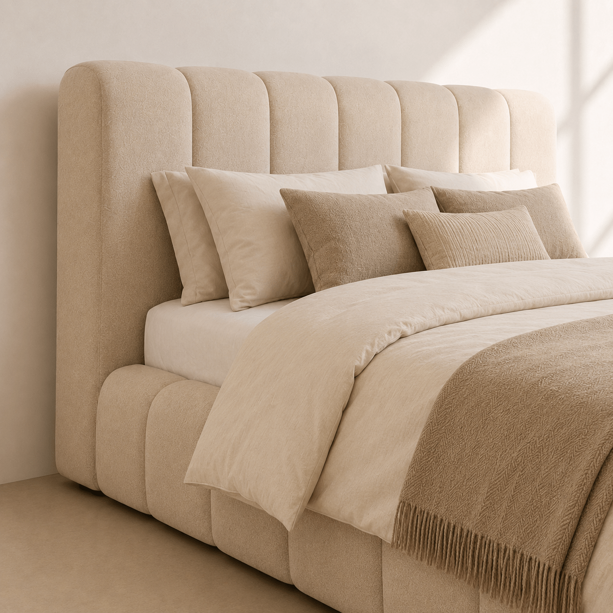 ARCTIC LIVING® Freya Gestoffeerd Opbergbed - Afbeelding 3