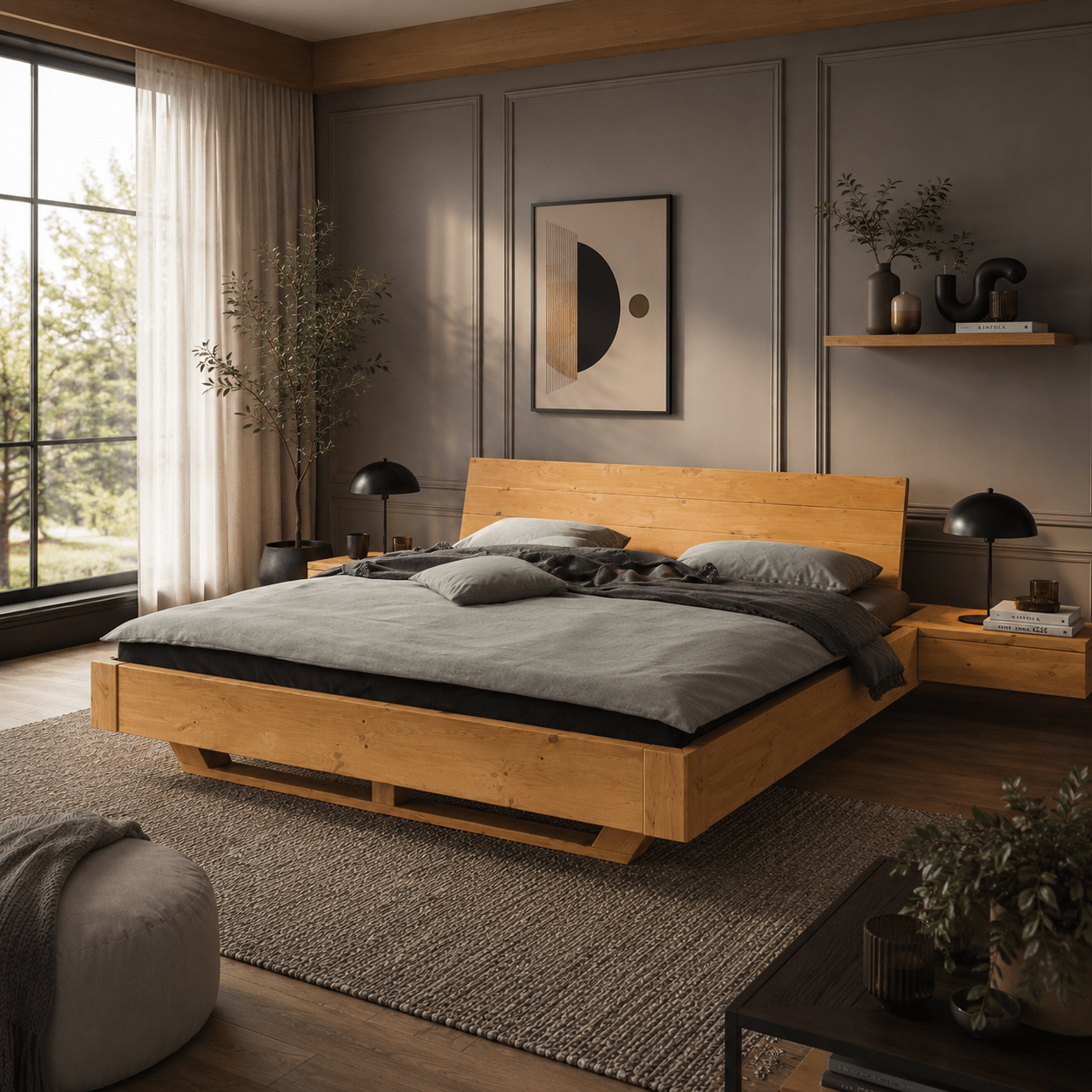 Van Schaik Fjorden Houten Bed