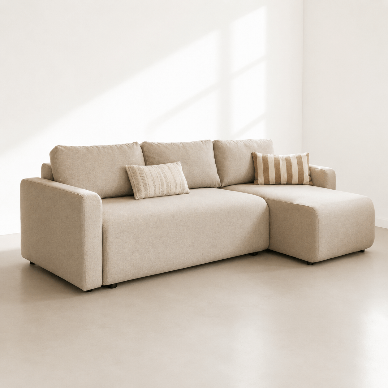 ARCTIC LIVING® GRAHAM 3-zits Hoekbank Slaapbank
