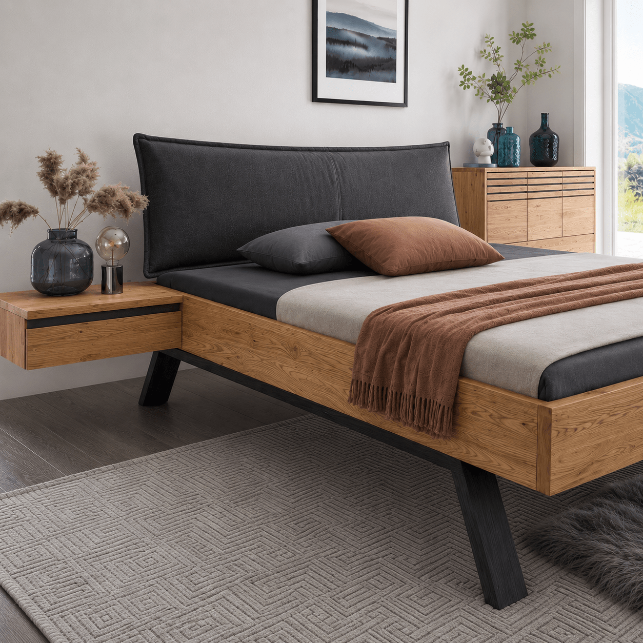 Forestales Intenso Massief Houten Bed - Afbeelding 3