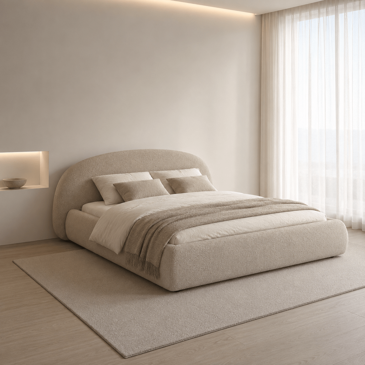 ARCTIC LIVING® Juneau Gestoffeerd Opbergbed