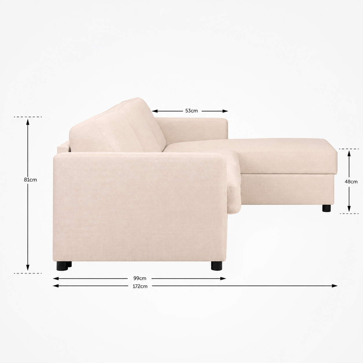 ARCTIC LIVING® MOVER 3-zits Hoekbank Slaapbank - Afbeelding 11