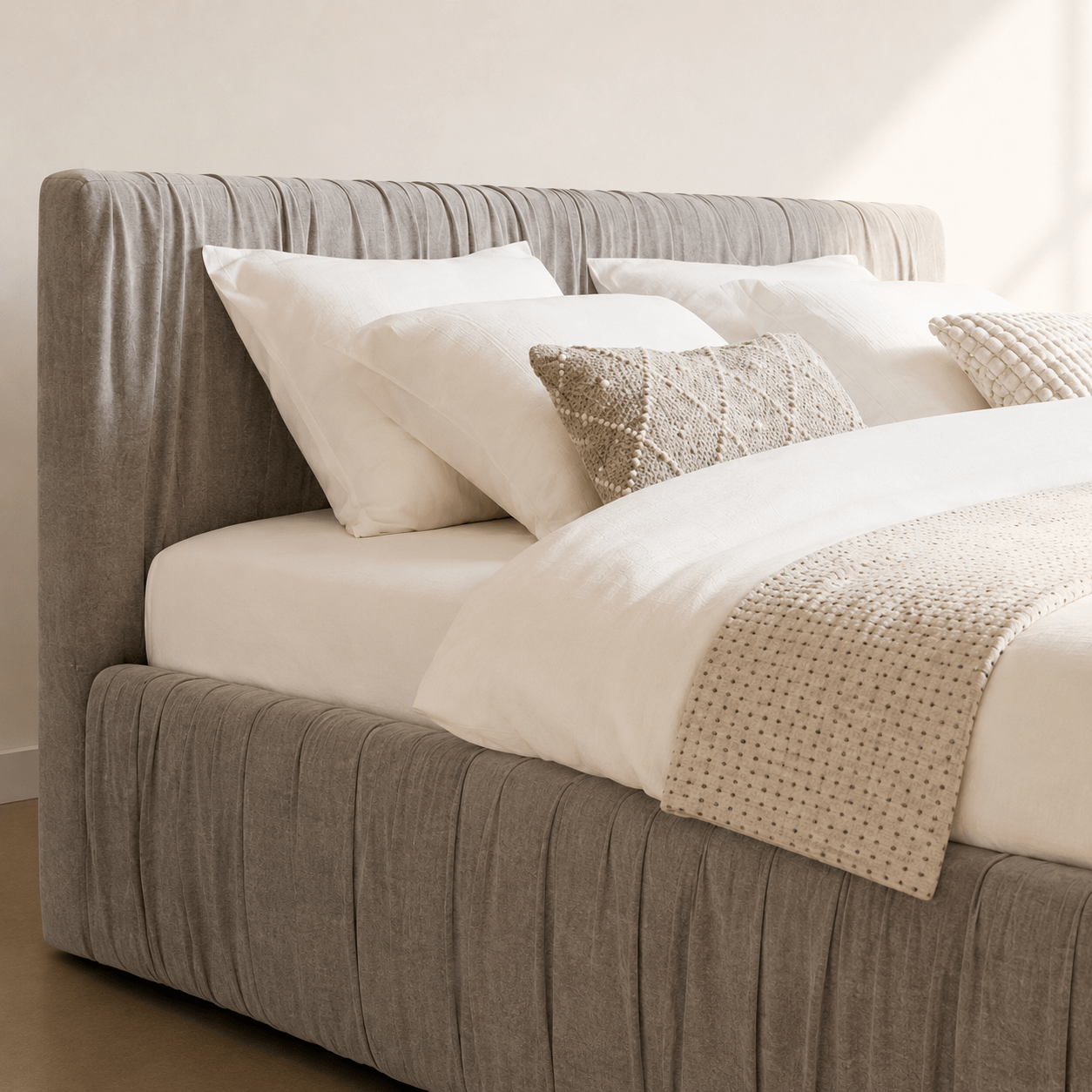 ARCTIC LIVING® Nunavut Gestoffeerd Opbergbed - Afbeelding 3