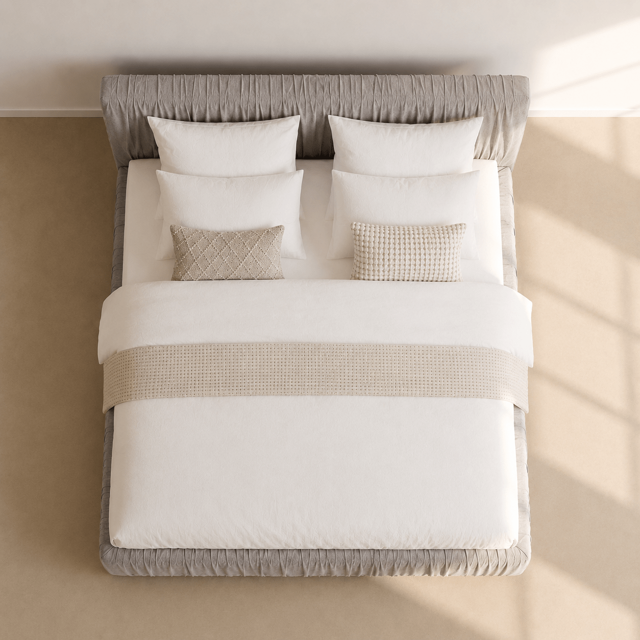 ARCTIC LIVING® Nunavut Gestoffeerd Opbergbed - Afbeelding 4