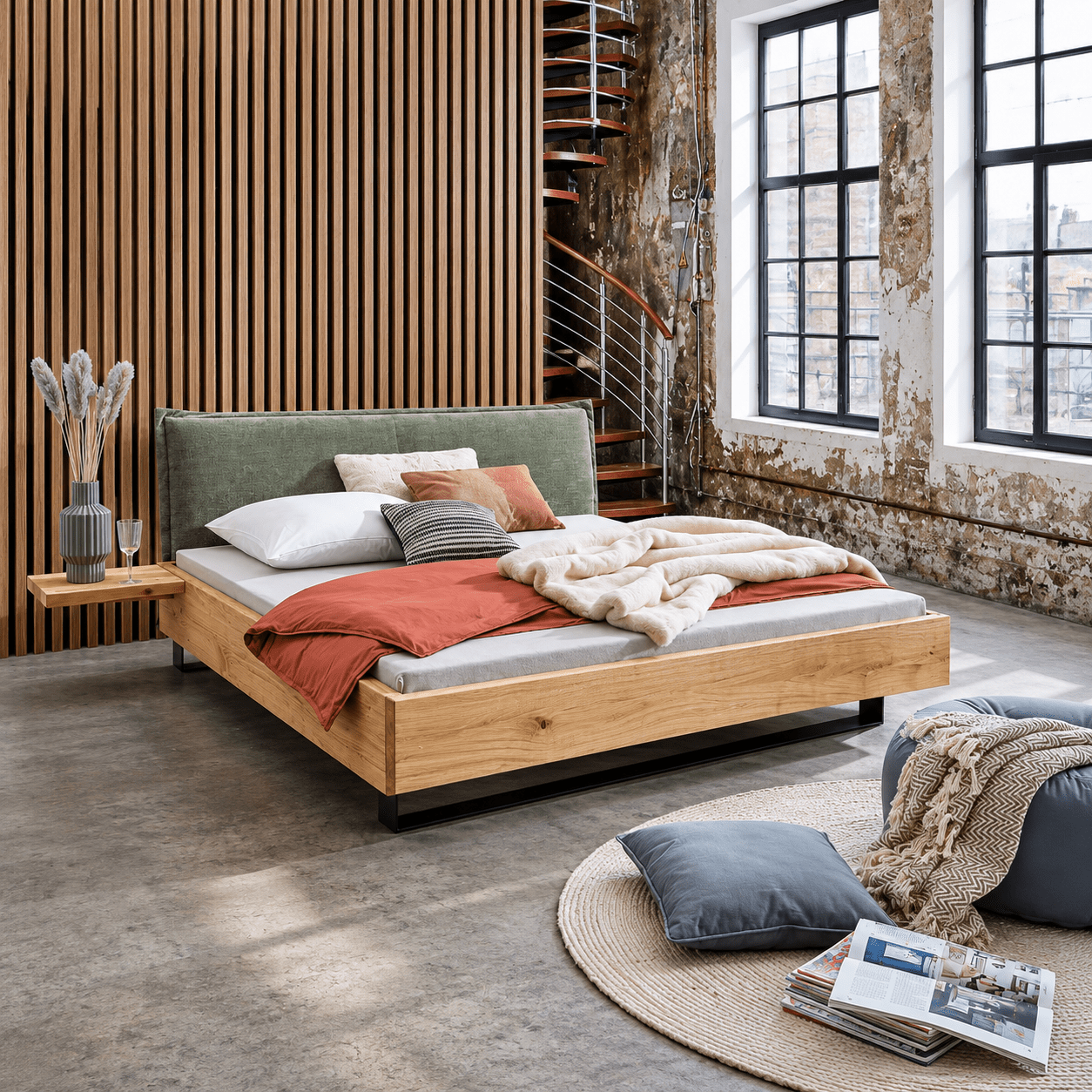 Forestales Queens Massief Houten Bed - Afbeelding 3