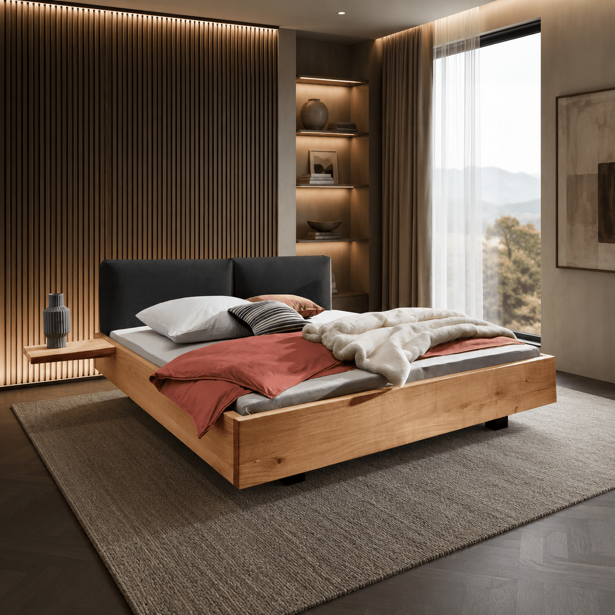 Forestales Queens Massief Houten Bed - Afbeelding 4