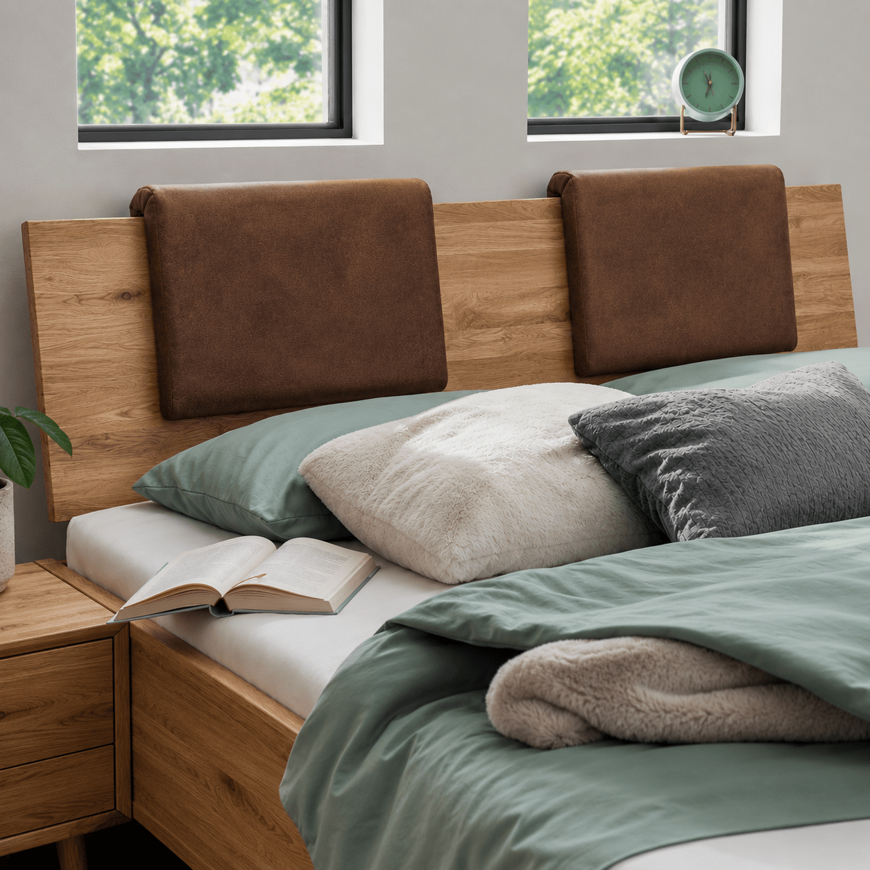 Forestales Redwood Houten Bed met Bedlades - Afbeelding 3