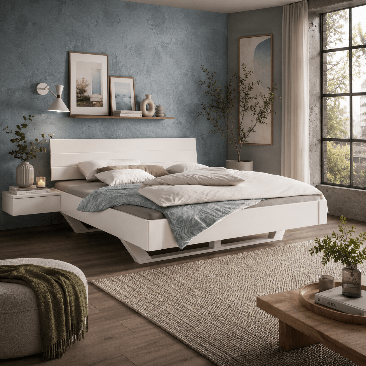 Van Schaik Solvik Houten Bed