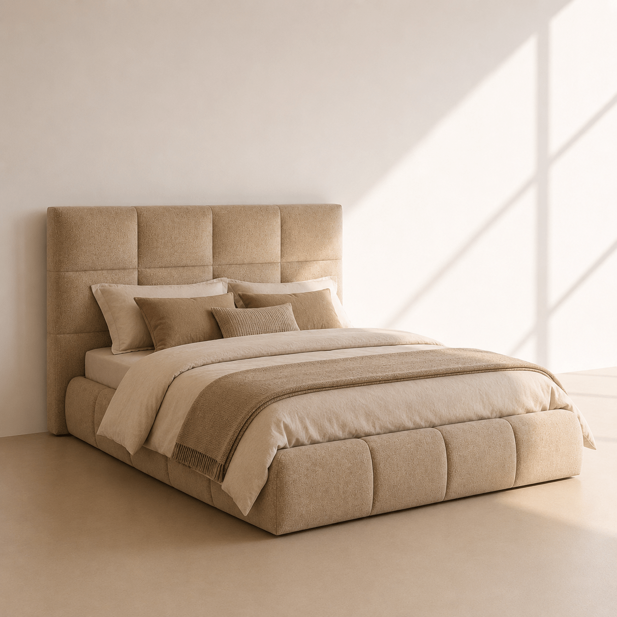 ARCTIC LIVING® Valkea Gestoffeerd Opbergbed