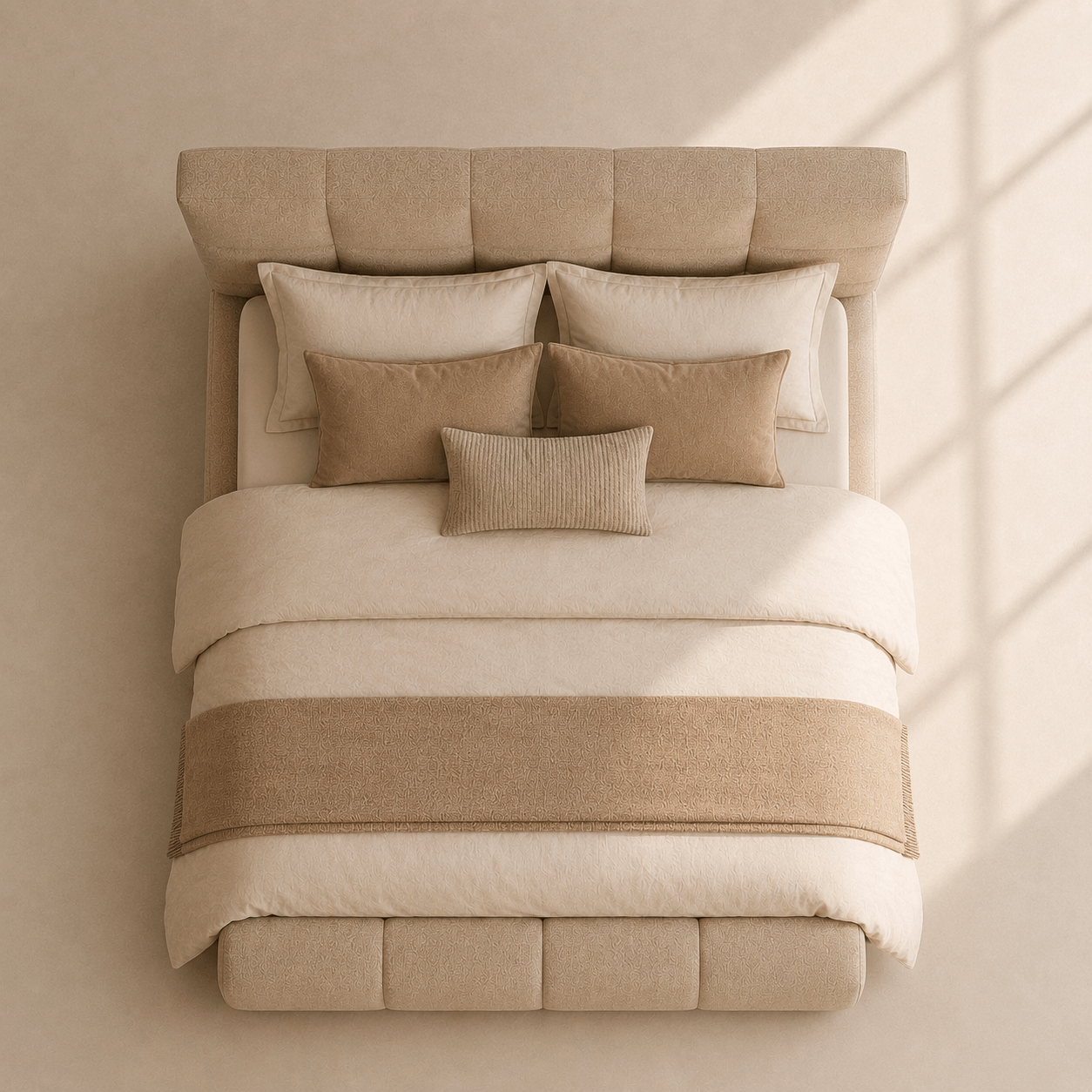 ARCTIC LIVING® Valkea Gestoffeerd Opbergbed - Afbeelding 4