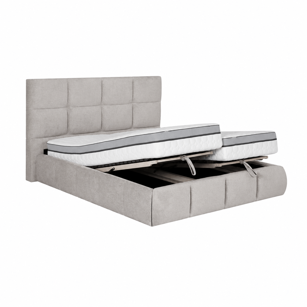 ARCTIC LIVING® Valkea Gestoffeerd Opbergbed - Afbeelding 7