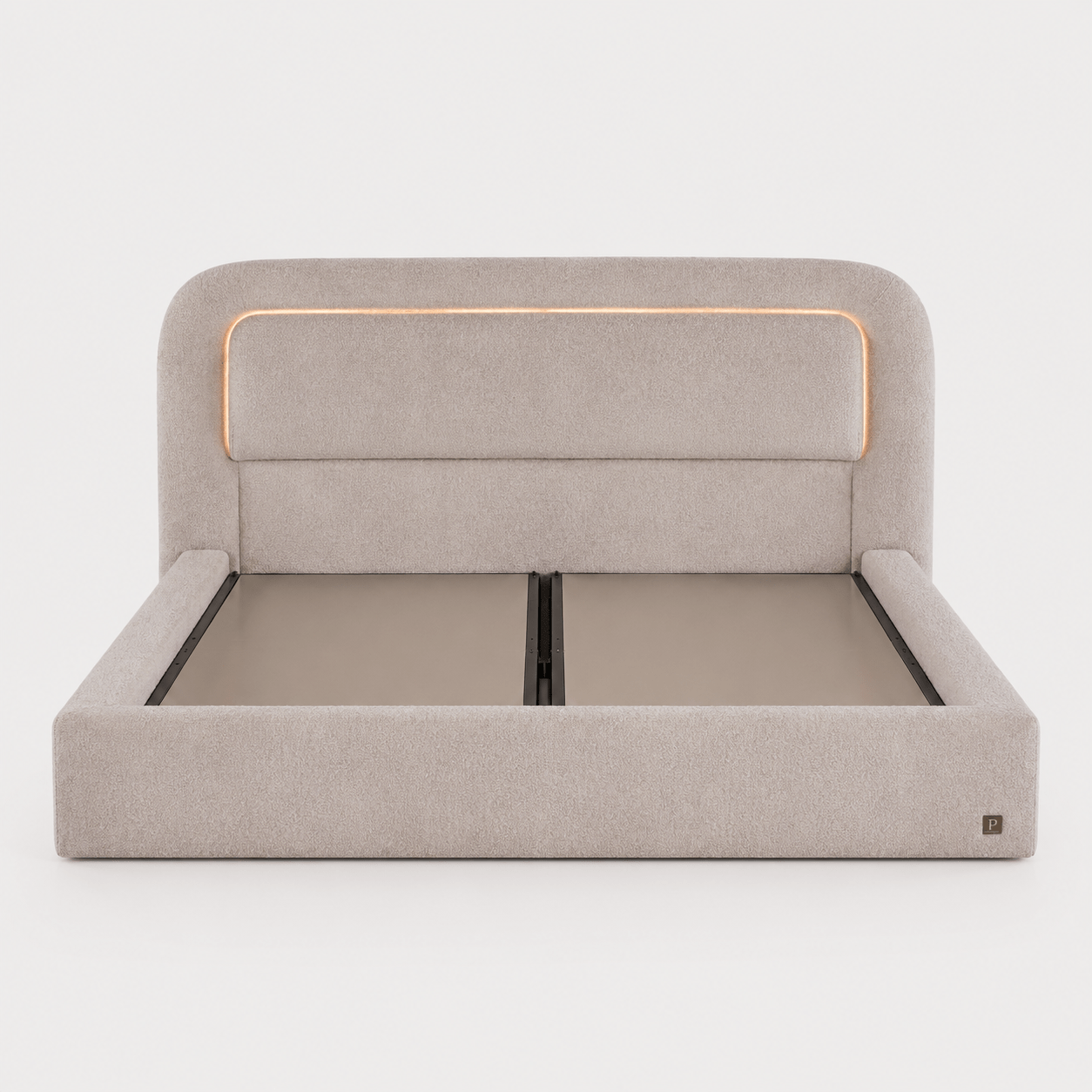 Ademende bamboo tijk op het Pierre Cardin Trento Opbergbed