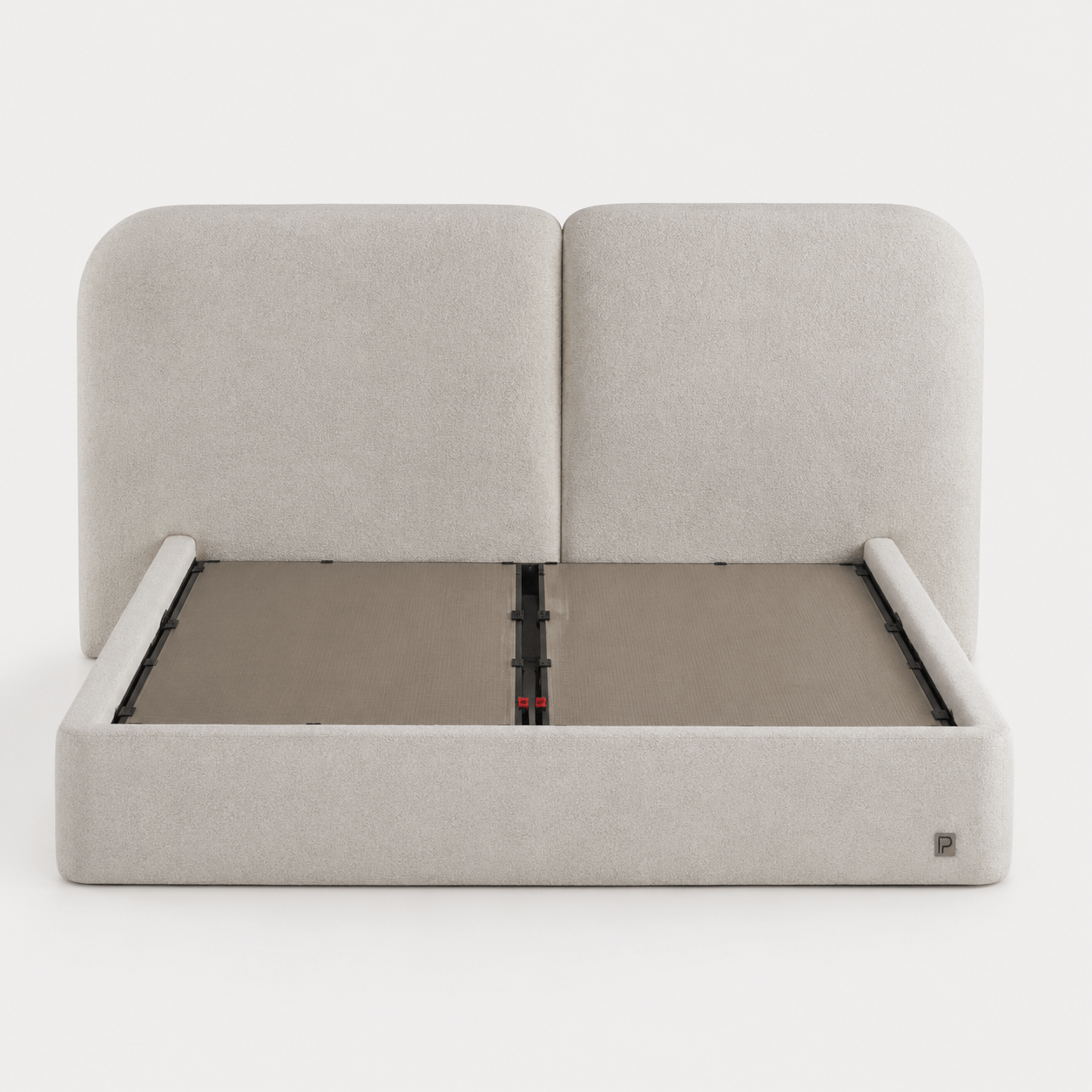 Hoofdbord van 111 cm op het pierre cardin opbergbed cordoba