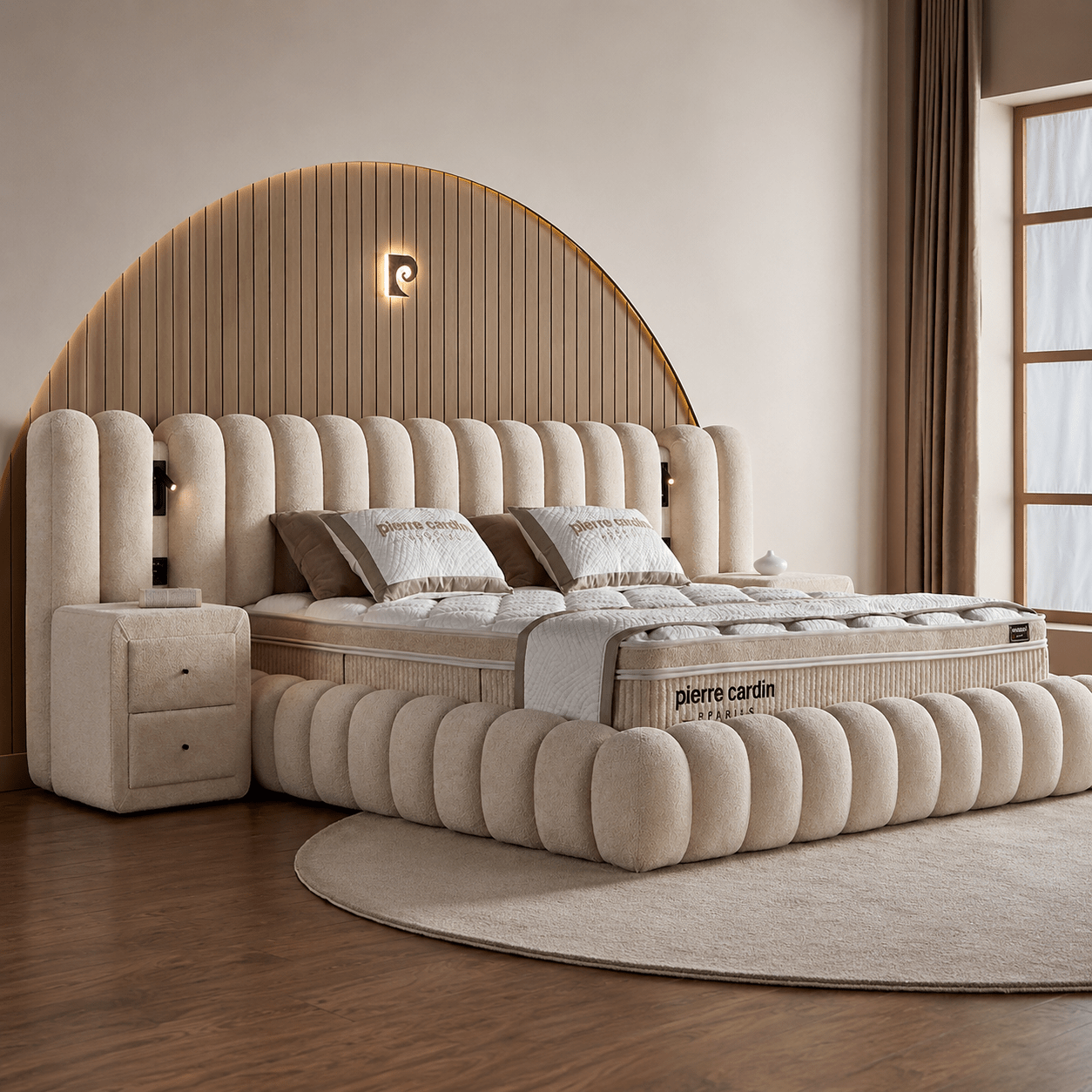 Pierre Cardin MODENA PRIME luxe opbergbed met pocketvering