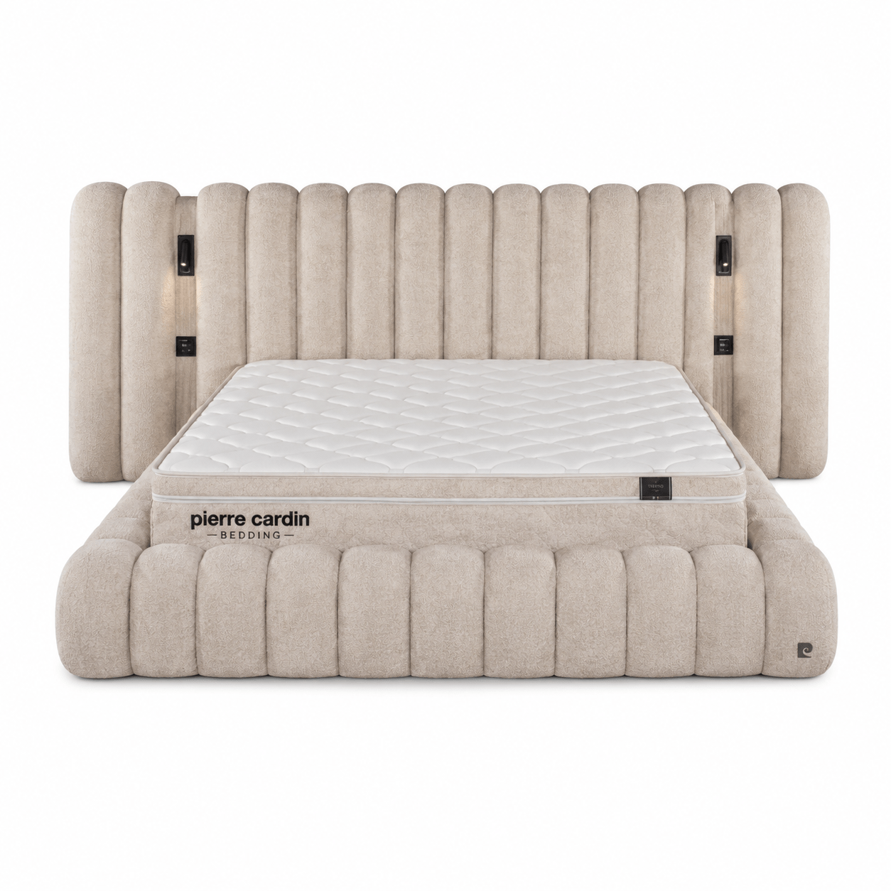 Doorsnede van het 28 cm dikke matras met 7-zone pocketvering en HR-koudschuim