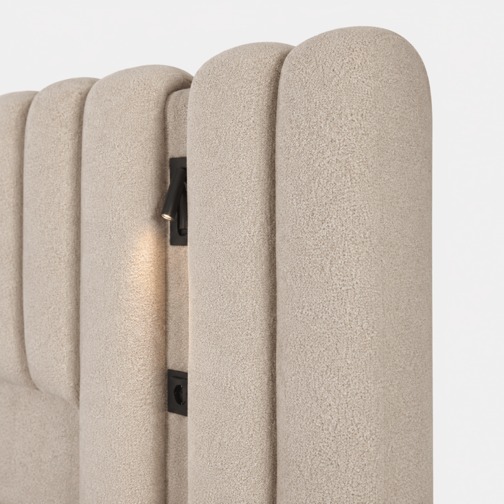Optioneel nachtkastje bij het Pierre Cardin opbergbed