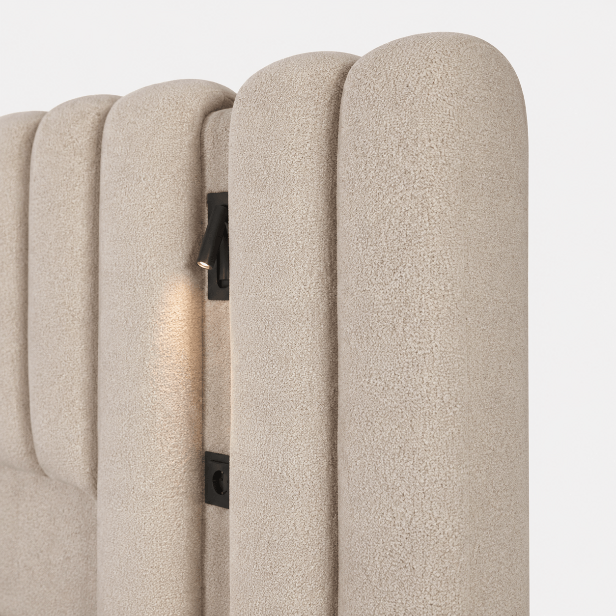 Optioneel nachtkastje bij het Pierre Cardin opbergbed