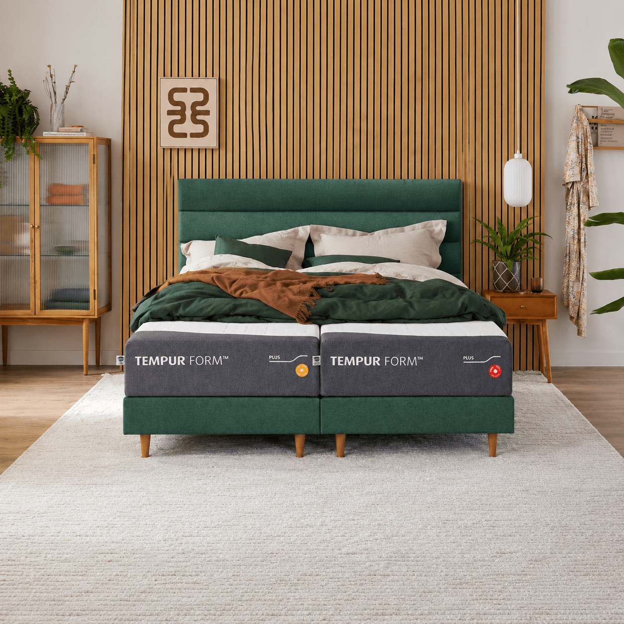 TEMPUR Form™ boxspring met Horizontal hoofdbord