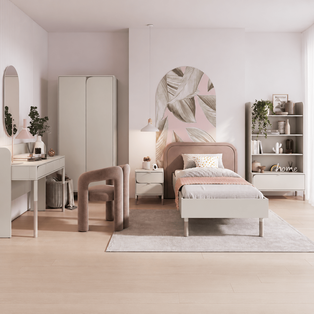Lenart Harmony Complete Kinderkamer Set – Cashmere / Truffel